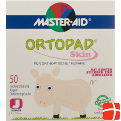 Ortopad Occlusionspflaster Junior Skin -2j 50 Stück