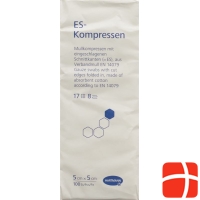 Hartmann Es-Kompressen 8-fach 5x5cm 100 Stück