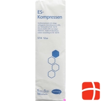 Hartmann Es Kompressen 12-fach 5x5cm Beutel 100 Stück