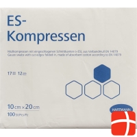 Hartmann Es Kompressen 12-fach 10x20cm Beutel 100 Stück
