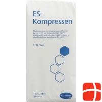 Hartmann Es Kompressen 16-fach 10x10cm Beutel 100 Stück