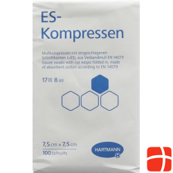 Hartmann Es Kompressen 8-fach 7.5x7.5cm 100 Stück