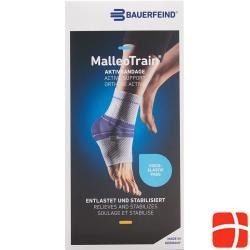 MalleoTrain Aktivbandage Sprunggelenk Grösse 1 Links Titan