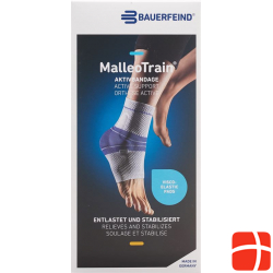 MalleoTrain Aktivbandage Sprunggelenk Grösse 1 Links Natur