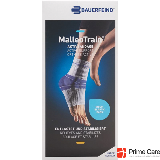 MalleoTrain Aktivbandage Sprunggelenk Grösse 1 Links Natur buy online