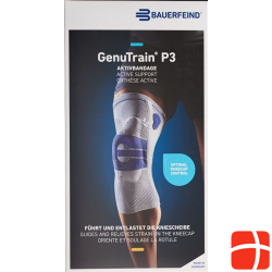 GenuTrain P3 Aktivbandage Knie Grösse 5 Links Titan