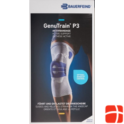 GenuTrain P3 Aktivbandage Knie Grösse 5 Rechts Titan