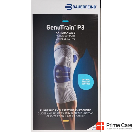 GenuTrain P3 Aktivbandage Knie Grösse 5 Rechts Titan buy online