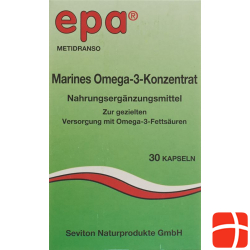 Epa Lachsoel Konzentrat mit Omega 3 Fettsäuren 30 Stück