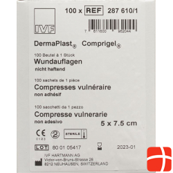 Dermaplast Comprigel Wound Dressings Sterile 5x7.5cm 100 Bags