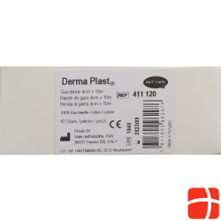 Dermaplast Gauze Bandage Fixed-Edged 10mx4cm