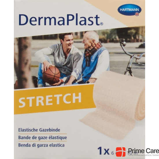 Dermaplast Elastic Gauze Bandage Skin-Coloured 6cmx10m buy online