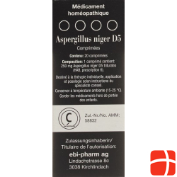 Sanum Aspergillus Niger Tabletten D 5 20 Stück