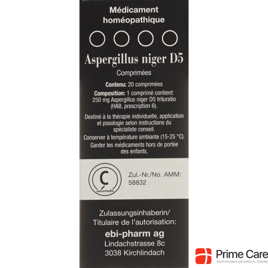 Sanum Aspergillus Niger Tabletten D 5 20 Stück buy online