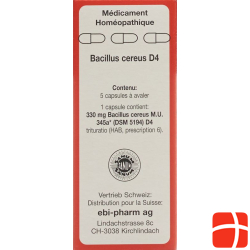 Sanum Bacillus Cereus Kapseln D 4 5 Stück