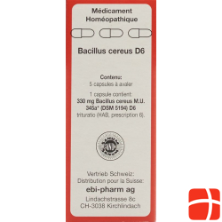 Sanum Bacillus Cereus Kapseln D 6 5 Stück