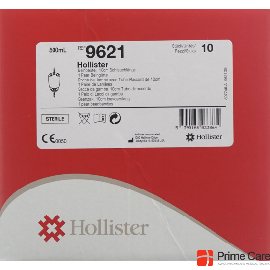 Hollister Urin Beinbeutel 500ml 10cm Abl Steril 10 X buy online