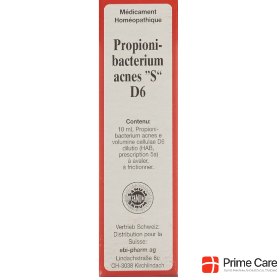 Sanum Propionibact Acnes S Tropfen D 6 10ml buy online