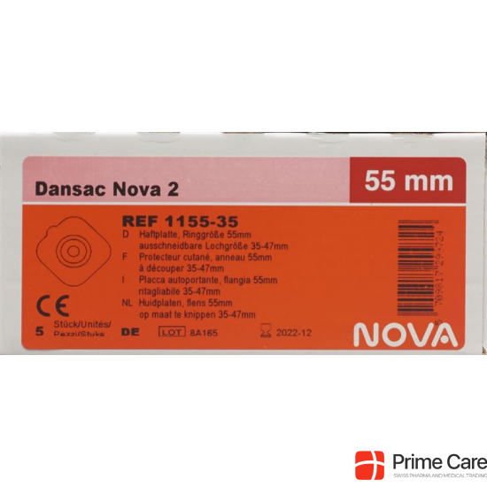 Dansac Nova 2 Basisplatten 55mm 35mm 5 Stück buy online