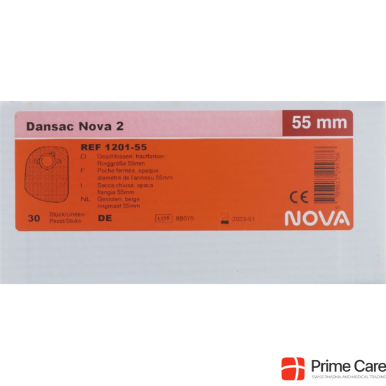 Dansac Nova 2 Colo 55mm Opaque 30 Beutel buy online