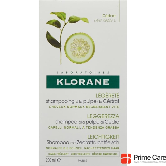 Klorane Shampoo mit Zedratfruchtfleisch 200ml buy online