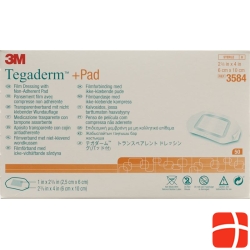 3M Tegaderm + Pad 6x10cm / Wundkissen 2.5x6cm 50 Stück