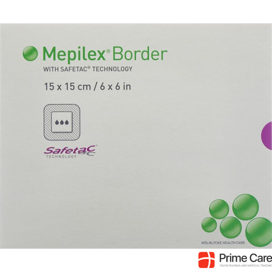 Mepilex Border Schaumverband 15x15cm Silik 5 Stück buy online