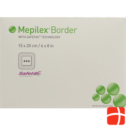 Mepilex Border Schaumverband 15x20cm Silik 5 Stück