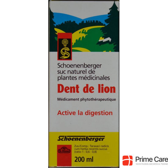 Schönenberger Dandelion juice 200ml buy online