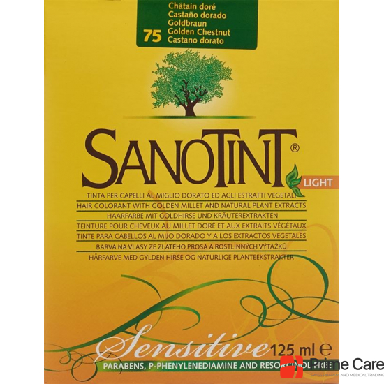 Sanotint Sensitive Light Hair Color 75 golden brown buy online