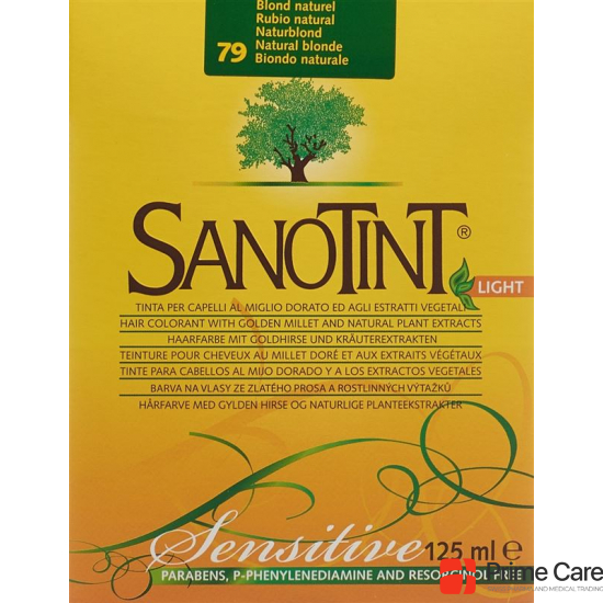 Sanotint Sensitive Light Hair Color 79 naturally blonde buy online