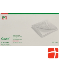 Gazin Mullkompresse 5x5cm 8-fach Steril 50x 2 Stück