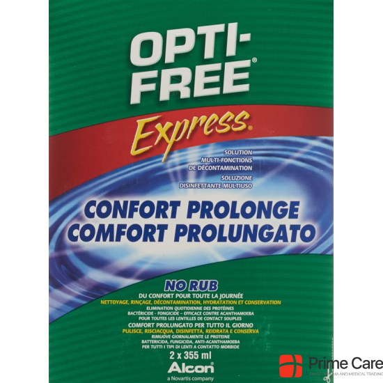 Opti-Free Express Desinfektionslösung Duo Pack 2x 355ml buy online