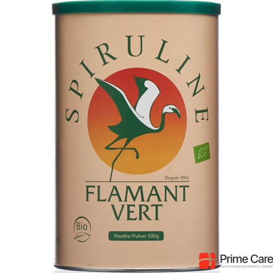 Spiruline Flamant Vert Pulver 500g buy online