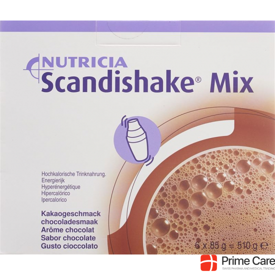 Scandishake Mix Pulver Schokolade 6x85 G buy online
