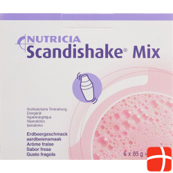 Scandishake Mix Pulver Erdbeere 6x 85g