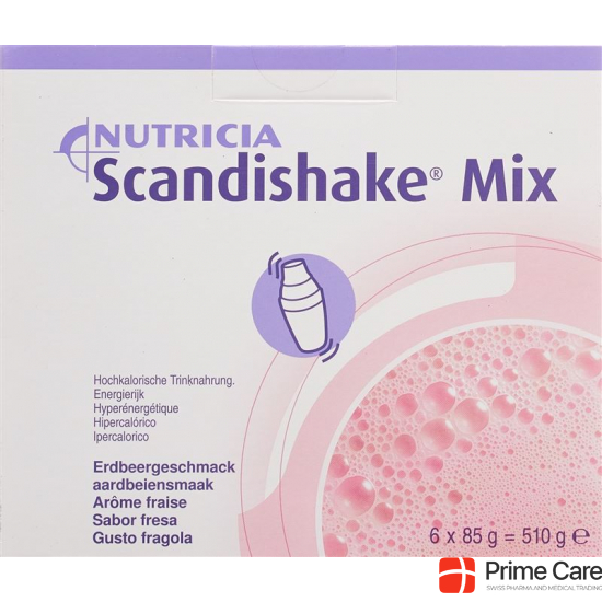 Scandishake Mix Pulver Erdbeere 6x 85g buy online