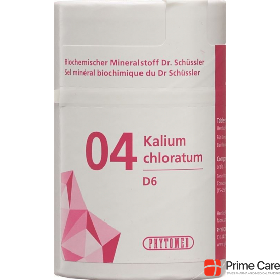 Phytomed Schüssler Nr. 4 Kal Chlor Tabletten D 6 100g buy online