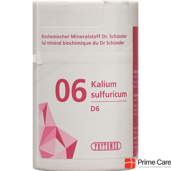 Phytomed Schüssler Nr. 6 Kal Sulf Tabletten D 6 100g buy online