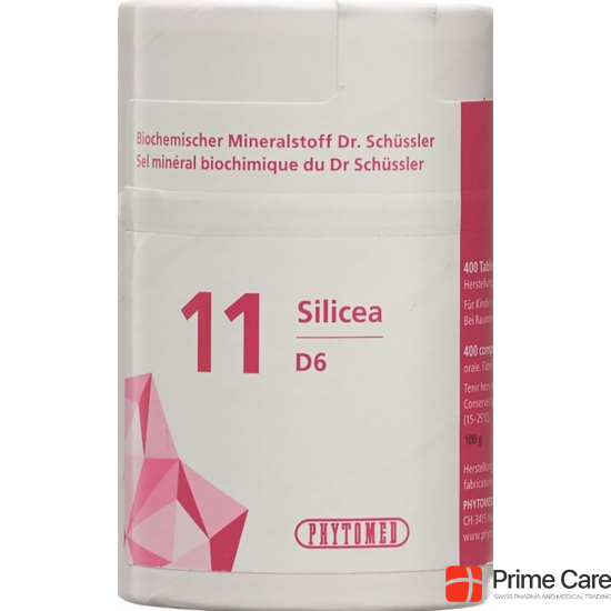 Phytomed Schüssler Nr. 11 Silicea Tabletten D 6 100g buy online