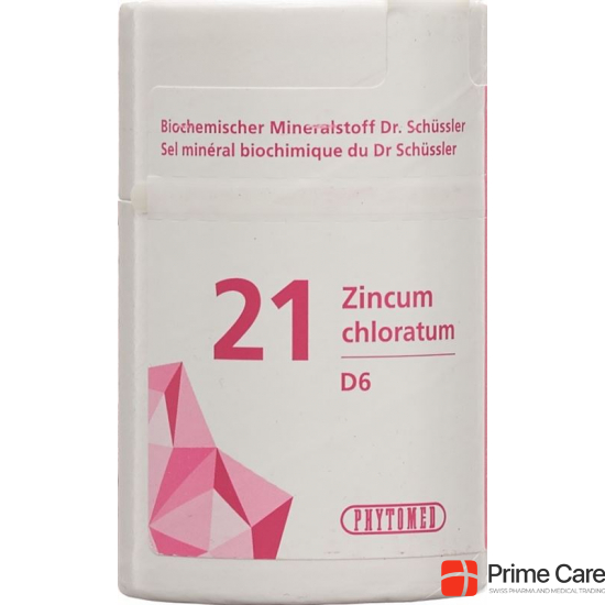 Phytomed Schüssler Nr. 21 Zinc Chl Tabletten D 6 100g buy online