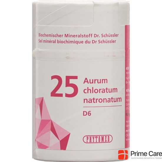 Phytomed Schüssler Nr. 25 Aurum Chlor Tabletten D 6 100 buy online