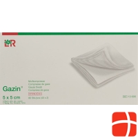 Gazin Mullkompresse 5x5cm 12-fach Steril 40x 2 Stück