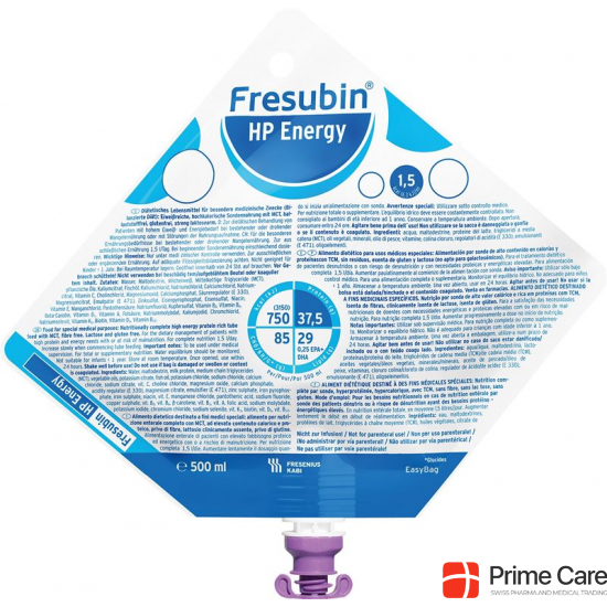 Fresubin HP Energy Easybag 15x 500ml buy online