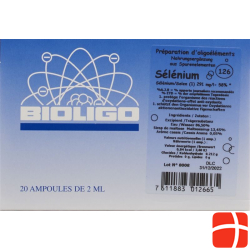 Bioligo Selenium Lösung 20 Ampullen 2ml