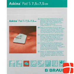 Askina Pad S Schlitzkompresse 7.5cmx7.5cm 30 Stück
