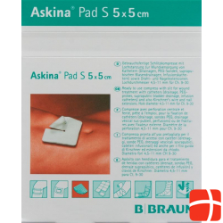 Askina Pad S Schlitzkompresse 5cmx5cm 30 Stück