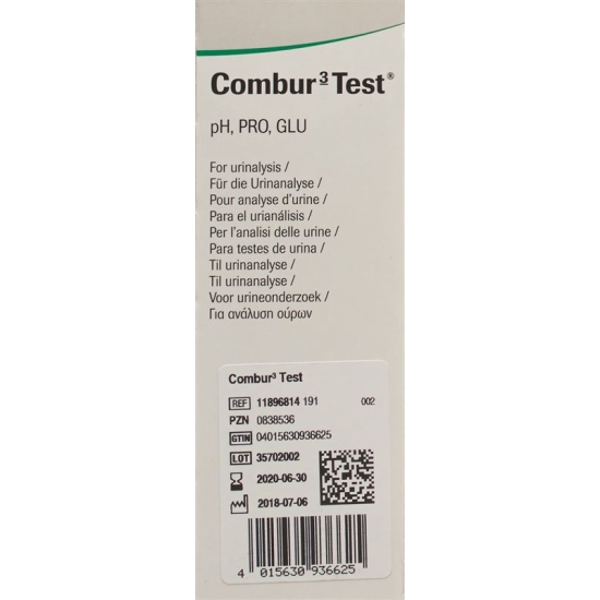 Combur 3 test strips 50 pcs