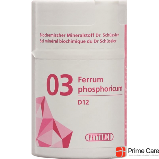 Phytomed Schüssler Nr. 3 Ferr Pho Tabletten D 12 100g buy online