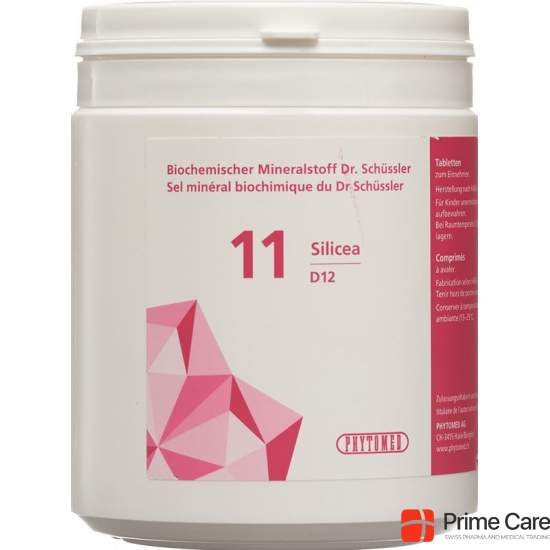 Phytomed Schüssler Nr. 11 Silicea Tabletten D 12 500g buy online